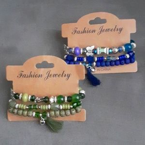 Boho Style Set of 3 Bracelets